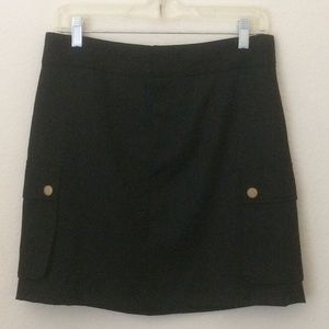 Banana Republic Pocket Wool Blend Mini Skirt
